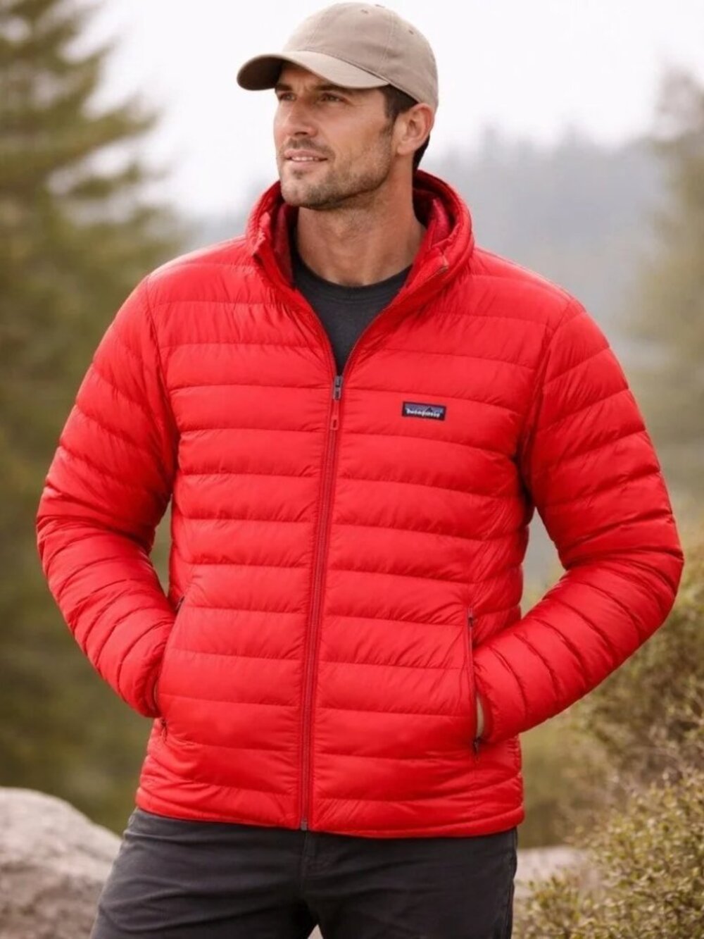 Patagonia | Men's Down Jacket | Red | Large | 84673